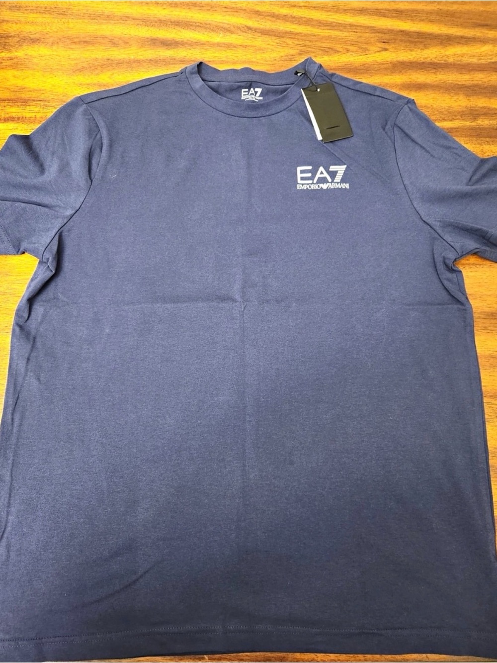 EA7 Emporio Armani Men’s Navy Blue Logo T-Shirt XXL NWT